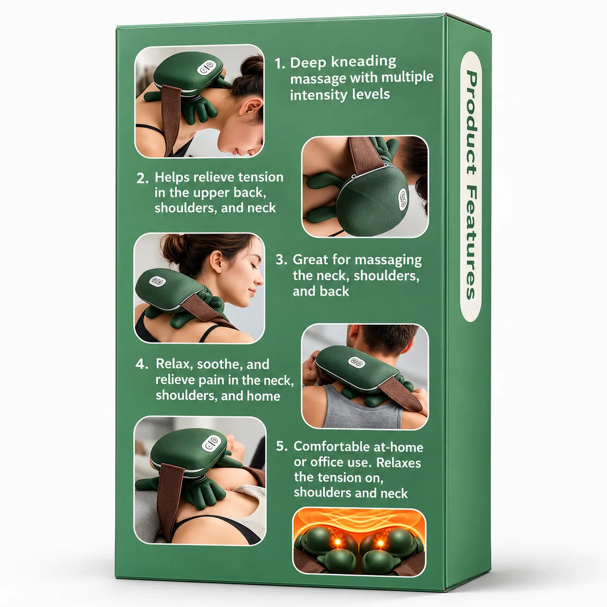 Jabon Homes Heated Neck & Shoulder Massager